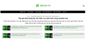 Xoilac TV chuyên cung cấp dịch vụ phát sóng trực tiếp bóng đá hoàn toàn miễn phí