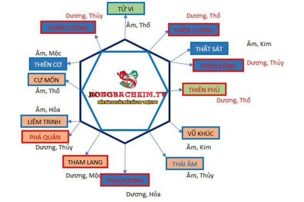 14 chính tinh tử vi