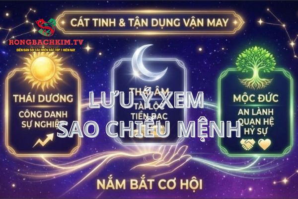 Sao chiếu mệnh trong tử vi chỉ mang mục đích tham khảo