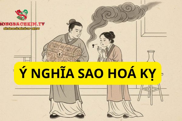 Sao Hoá Kỵ trong tử vi thường mang sắc thái “ngầm”, khó nhận biết ngay
