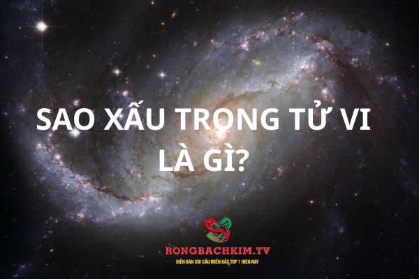 Sao xấu là những sao gắn liền với những khó khăn, thách thức của lá số tử vi tương ứng
