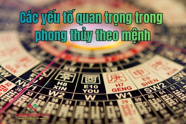 Những yếu tố quan trọng trong phong thủy dựa vào mệnh