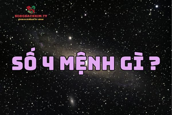 số 4 mệnh gì