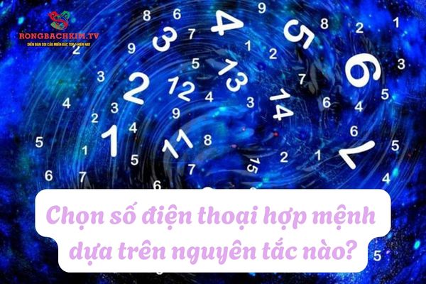 Những nguyên tắc được xem xét chọn số điện thoại hợp với mệnh