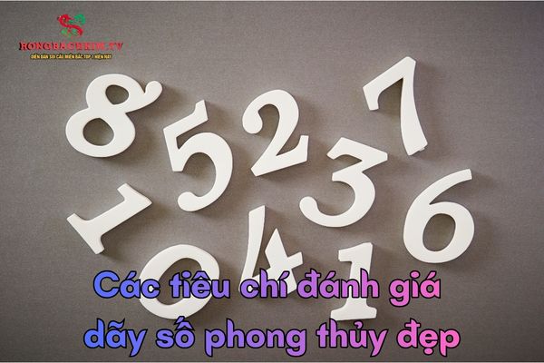 Những tiêu chí dùng để đánh giá dãy số phong thủy đẹp