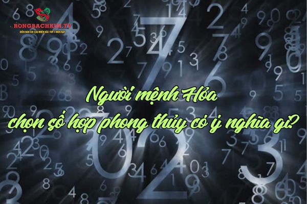 Những con số phù hợp với mệnh Hoả có thể mang đến cảm giác tích cực