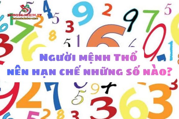 Số 3 và 4 là những con số mà hành Thổ nên hạn chế